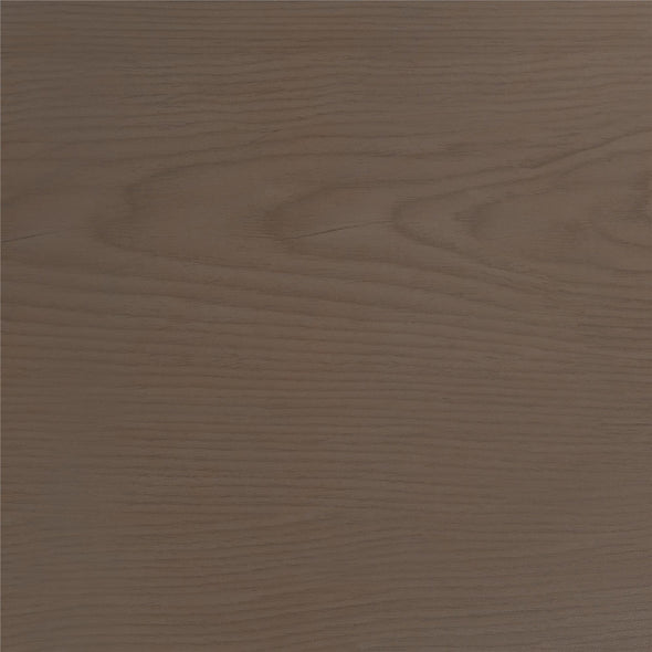 DHP Cologne Tool-Less Upholstered Wood Headboard, King, Walnut - Walnut - King