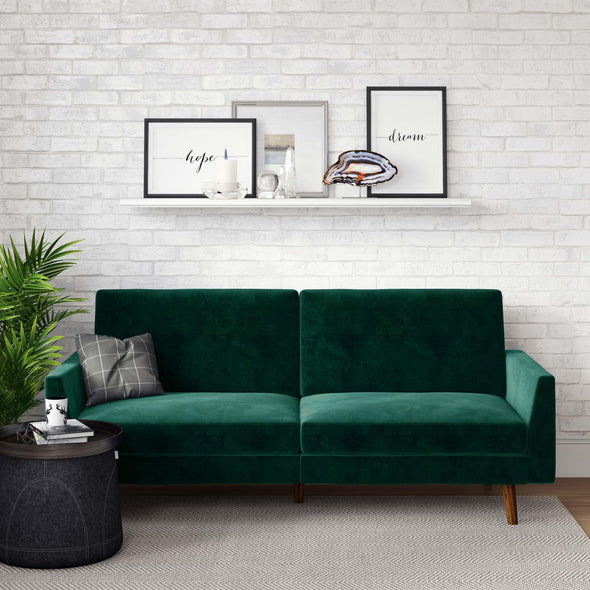Jules Futon Sofa Bed - Green
