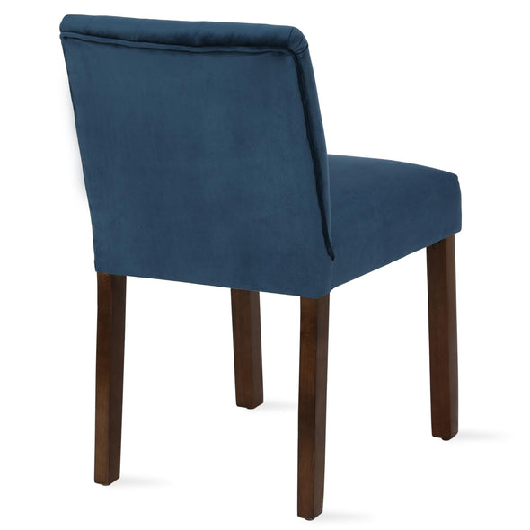 Zoya Channel Back Parsons Dining Chair Set - Blue - N/A