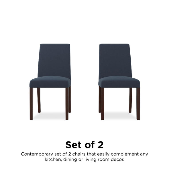 DHP Parsons Dining Chair - Navy - Set of 2