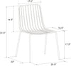 Caden Wire Dining Chair - Gold - N/A