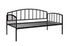 DHP Ava Metal Daybed, Black - Black - Twin