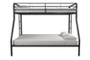 Dusty Metal Bunk Bed - Black - Twin-Over-Full
