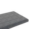 6" Full Square Quilted Futon Mattress - Gray - Full