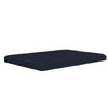 6" Full Square Quilted Futon Mattress - Blue - Full