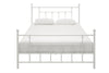 Manila Metal Bed Frame - White - Queen