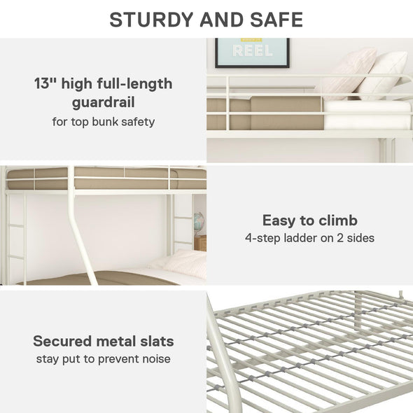 Dusty Metal Bunk Bed – DHP Furniture