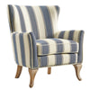 Reva Accent Chair - Blue Stripe