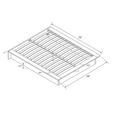 Maven Platform Bed Frame - Black - Full