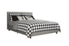 Maddie Upholstered Bed Frame - Gray - Full