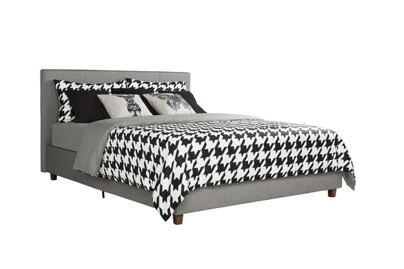 Maddie Upholstered Bed Frame - Gray - Full