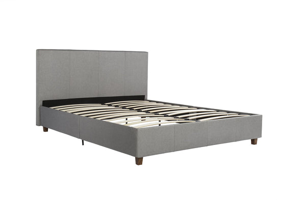 Maddie Upholstered Bed Frame - Gray - Full