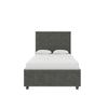 Cambridge Upholstered Bed with Gas Lift Up Storage - Gray - Twin