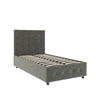 Cambridge Upholstered Bed with Gas Lift Up Storage - Gray - Twin