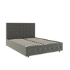 Cambridge Upholstered Bed with Gas Lift Up Storage - Gray - Queen