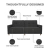Andora Futon Sofa Bed - Grey Linen