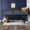 Milton Junior Wooden Loft Bed - Blue