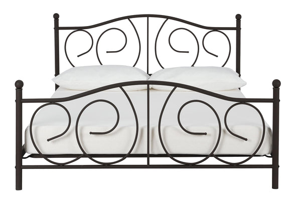Victoria Metal Bed Frame  - Bronze - Queen