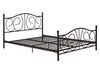 Victoria Metal Bed Frame  - Bronze - Queen