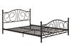 DHP Victoria Metal Platform Bed, Queen, Bronze - Bronze - Queen