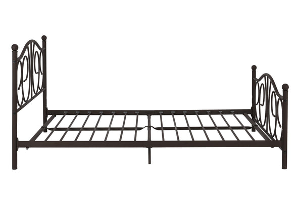 DHP Victoria Metal Platform Bed, Queen, Bronze - Bronze - Queen