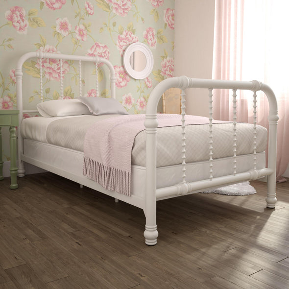 Jenny Lind Metal Bed Frame - White - Twin