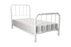 DHP Jenny Lind Metal Bed, White, Twin - White - Twin