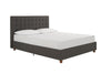 Emily Platform Bed Frame - Grey Linen - Queen