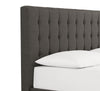 Emily Platform Bed Frame - Grey Linen - Queen