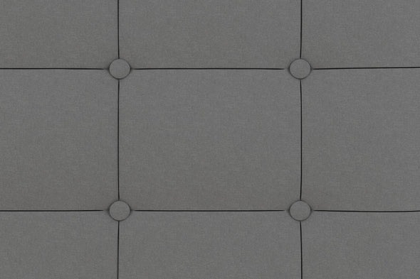 Dakota Platform Bed Frame - Gray - Twin