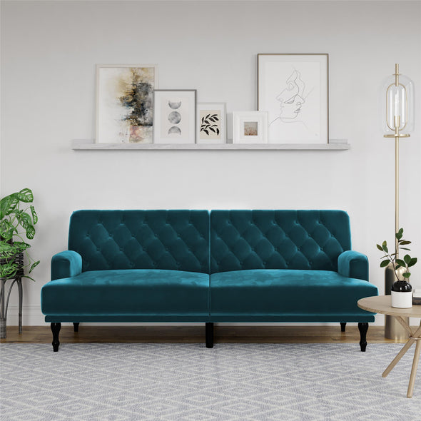 Ruby Futon Sofa Bed - Green