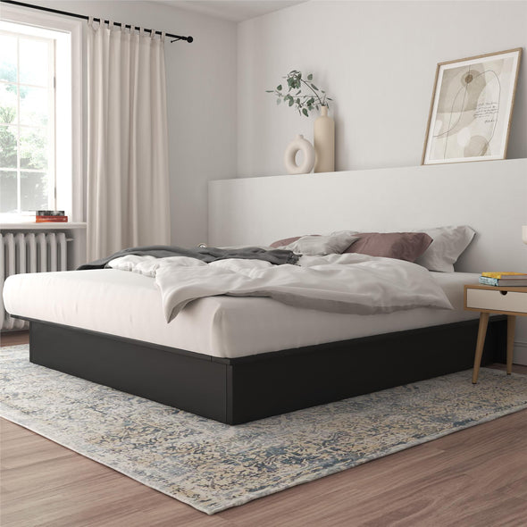 Maven Platform Bed Frame - Black - King