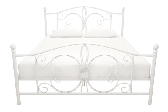 Bombay Metal Platford Bed Frame - White - Queen