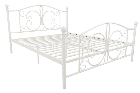 Bombay Metal Platford Bed Frame - White - Queen