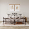 Bombay Metal Platford Bed Frame - Bronze - King