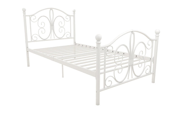 Bombay Metal Platford Bed Frame - White - Twin