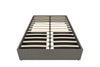 Maven Platform Bed Frame with Storage Drawers - Grey Linen - Queen