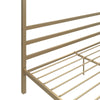 Modern Metal Canopy Bed Frame - Gold - King