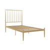 Giulia Modern Metal Platform Bed Frame - Gold - Twin