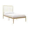 Giulia Modern Metal Platform Bed Frame - Gold - Twin