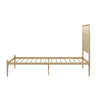 Giulia Modern Metal Platform Bed Frame - Gold - Twin