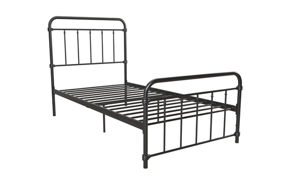 Wallace Metal Bed Frame - Black - Twin