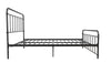 Wallace Metal Bed Frame - Black - Queen