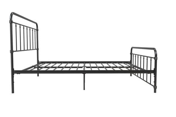 Wallace Metal Bed Frame - Black - Queen