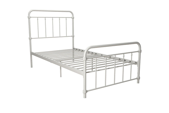 Wallace Metal Bed Frame - White - Twin