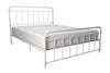 Wallace Metal Bed Frame - White - Queen
