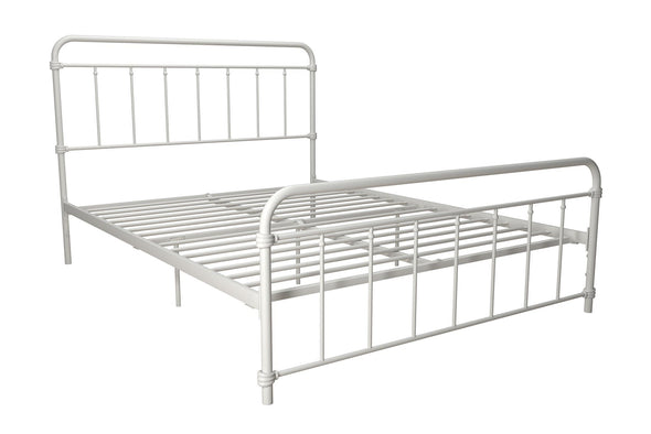 Wallace Metal Bed Frame - White - Queen