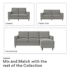 Liah 3-Seater Sofa - Light Gray