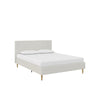 Andrea Tufted Upholstered Platform Bed - Gray - Full