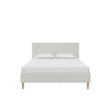 Andrea Tufted Upholstered Platform Bed - Gray - Full